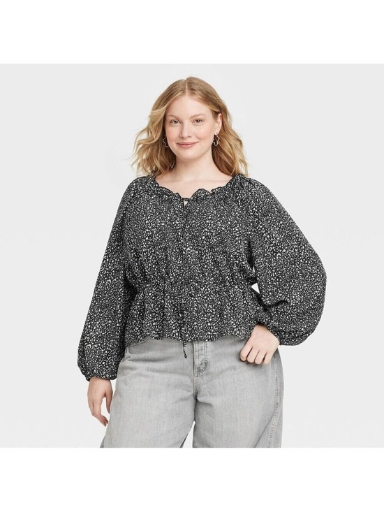 Universal Thread Tops - Universal Thread Long Sleeve Blouse Size XXL NWT